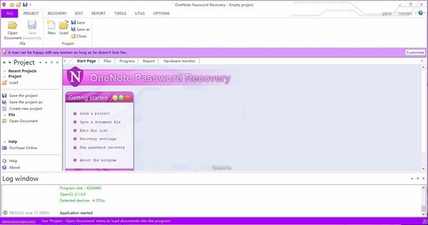 OneNote Password Recovery(密码恢复)