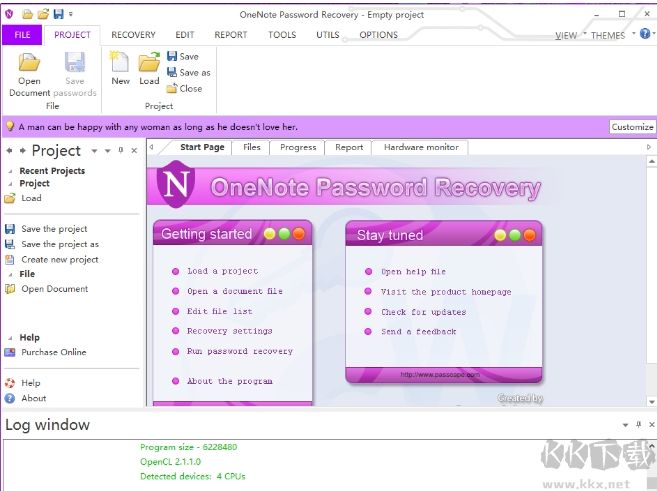 OneNote Password Recovery(密码恢复)