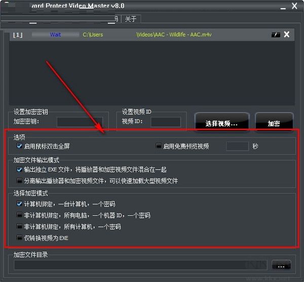 Password Protect Video Master