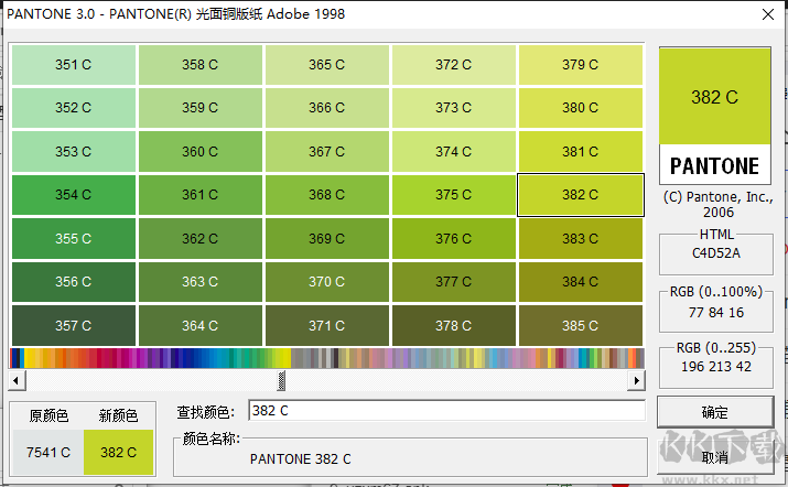 pantone(潘通色卡)